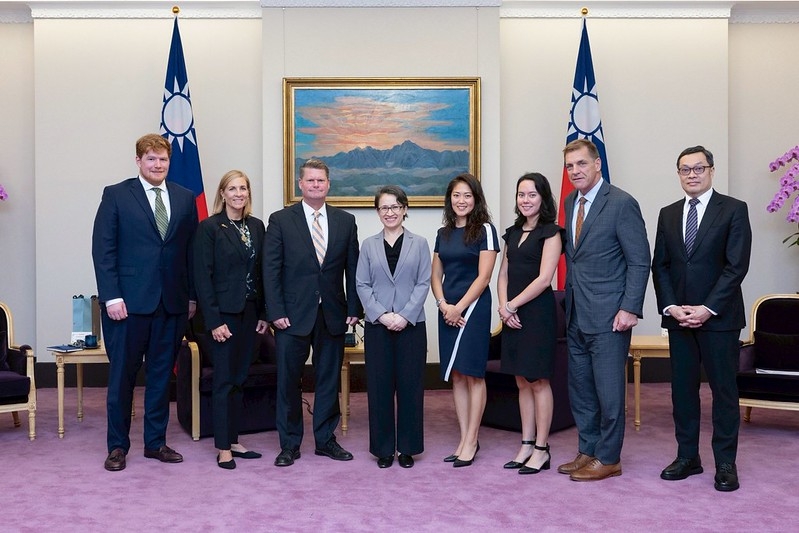 副總統接見印太安全研究所訪團　盼臺美深化合作並發展穩健互補的經貿投資關係