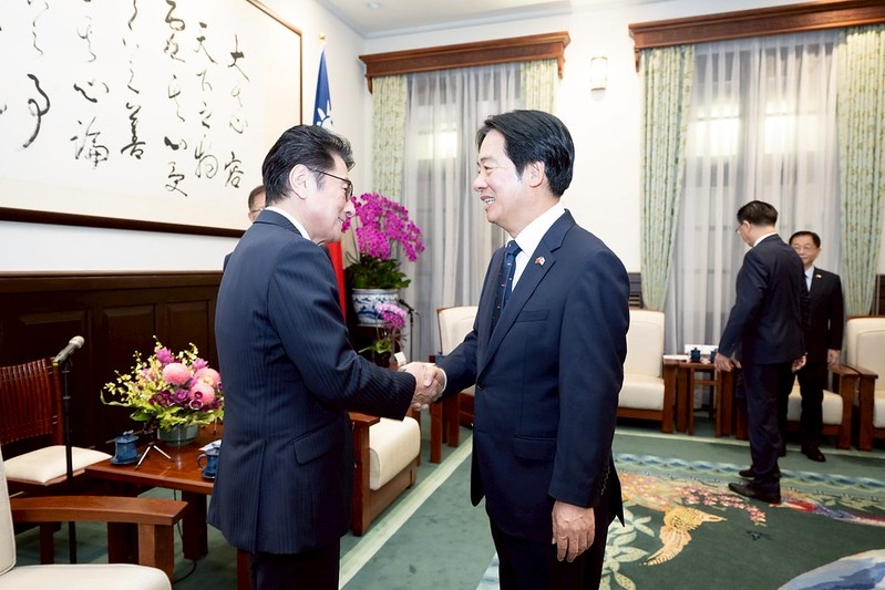總統接見日本參議院自民黨議員會長松山政司　盼臺日持續深化夥伴關係