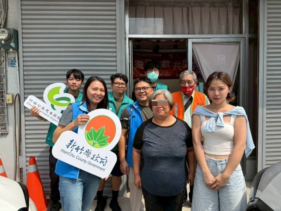 竹縣攜手民間團體中秋送暖 關懷禮金點亮遊民重返社會之路