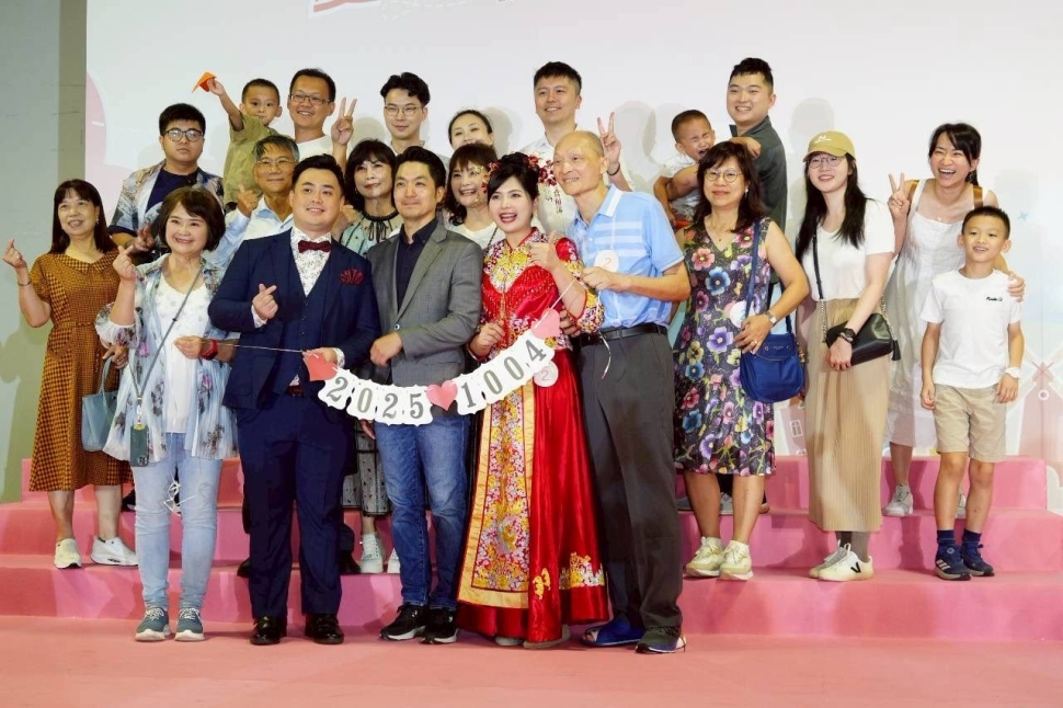 114年臺北市聯合婚禮幸福登場 蔣萬安：持續打造宜居幸福城市