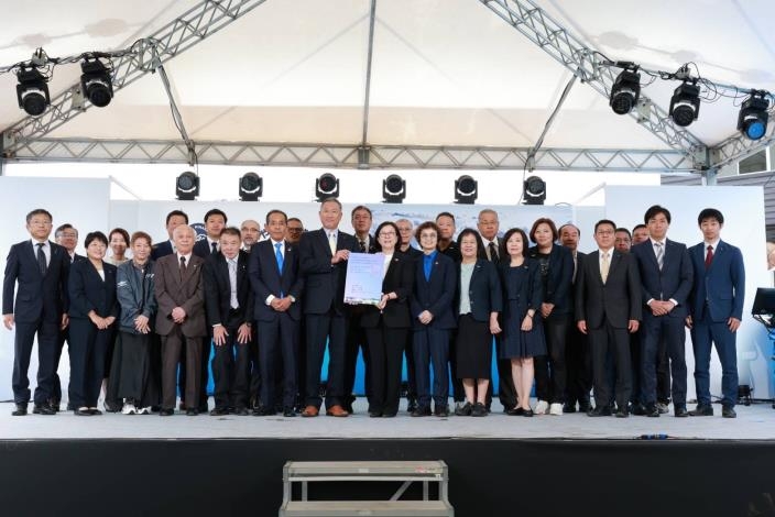 跨海情誼綿延 趙卿惠副市長出席水上町20週年紀念典禮