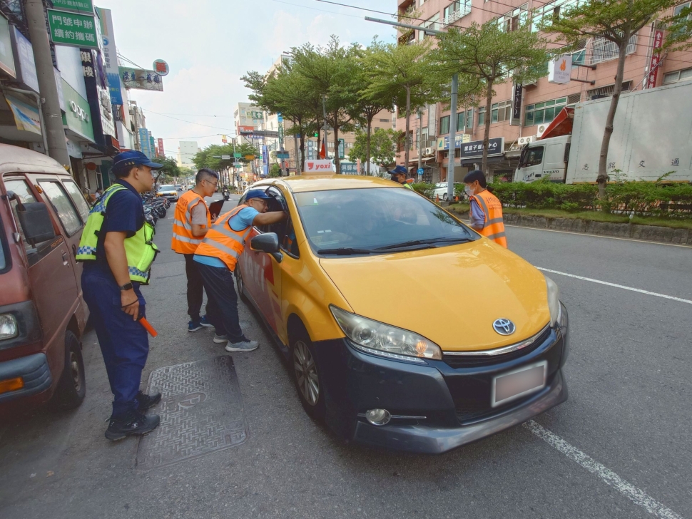 維護乘客出行權益 中市交通局連假期間持續稽查計程車營業秩序