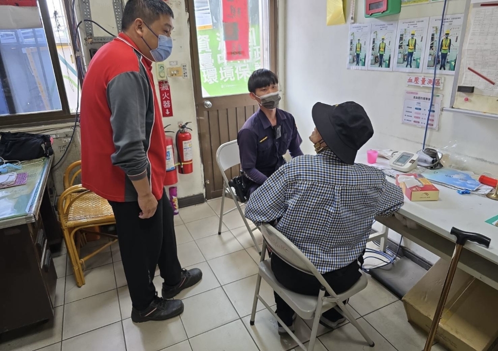 從清掃到守護 中市后里區清潔隊烈日執勤暖心助迷途伯伯返家