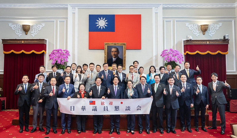 總統午宴日本國會議員慶賀團　盼持續深化臺日合作與友誼