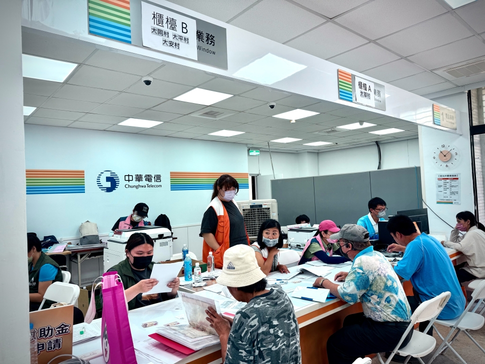 倒數兩天 一站式服務即將結束 災後慰助不中斷　後續由行政院東部聯合服務中心接手