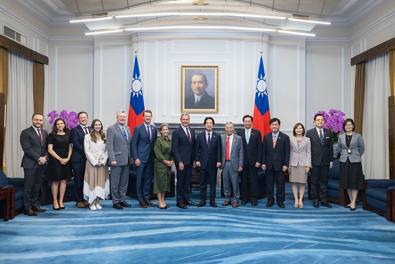 總統接見美國田納西州州長　盼擴大合作機會帶動產業升級　鞏固臺美夥伴關係