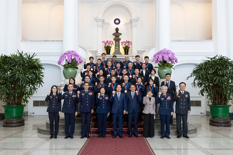 世界警消運動會奪74金　總統肯定代表團締造佳績　展現「臺灣尚勇」精神