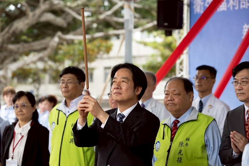 總統出席澎湖醫院長照暨醫療綜合大樓動土　盼強化離島醫療建設打造「健康台灣」