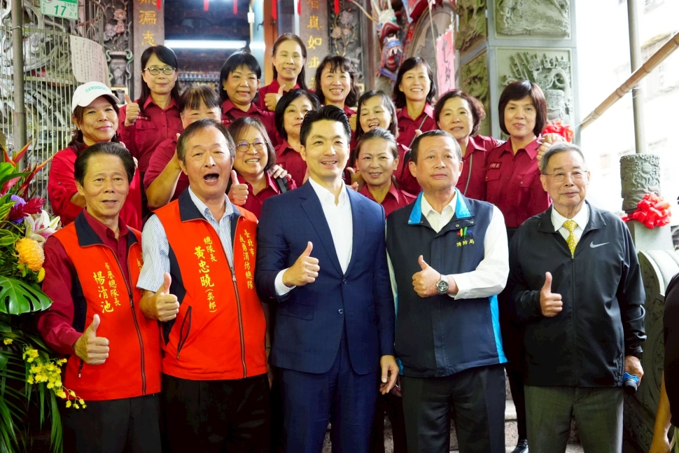 蔣萬安出席台北火聖廟秋季禮斗　祈願市民平安、城市無災