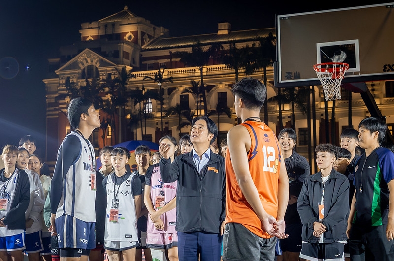 總統盃全民運動賽事3x3籃球賽總決賽開幕　總統：致力推動全民運動並展現民主價值
