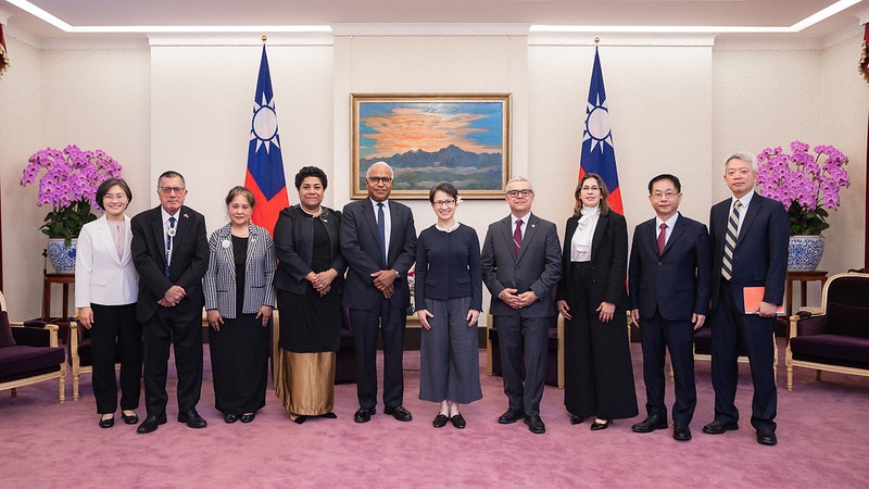 副總統接見駐聯合國常任代表訪團　感謝長期協助臺灣在聯合國體系發揮貢獻