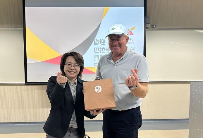 巴拉圭伊泰布省省長貝雷拉夫婦訪臺 南市府熱情接待