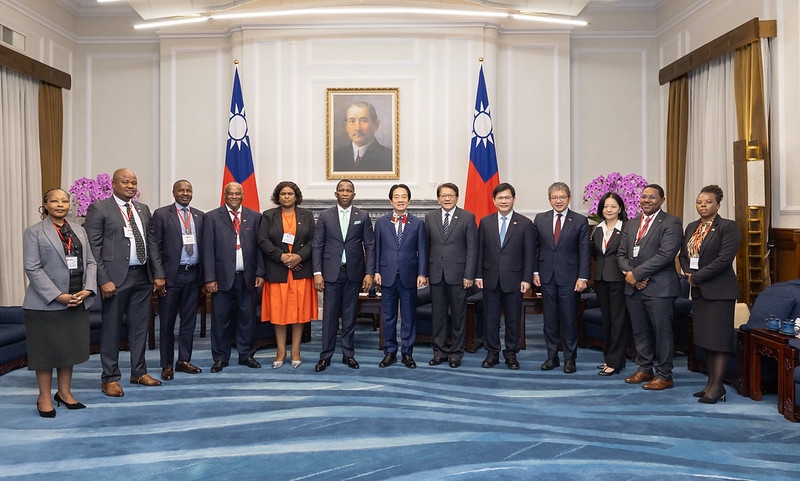 總統接見史瓦帝尼眾議長　盼臺史繼續開創更多合作機會　促進繁榮發展