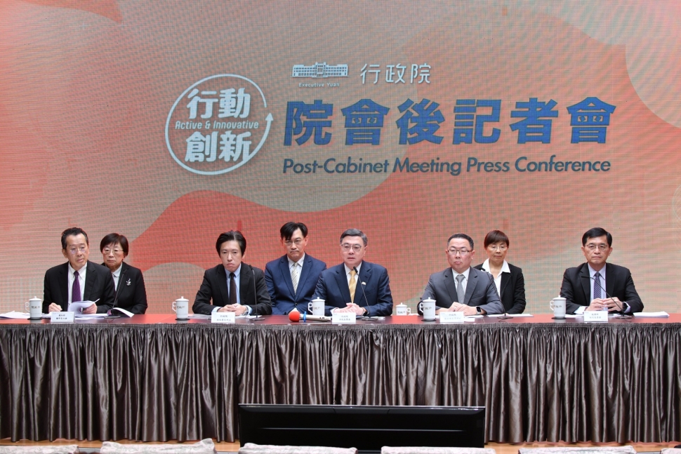 政院通過「強化防衛韌性及不對稱戰力計畫採購特別條例」草案 卓揆：用實力爭取和平 強化民主防禦能力及國防關聯產業發展