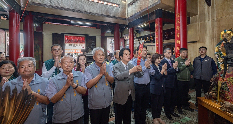 總統赴雲林參香　強調將持續推動地方建設及社會福利　盼團結一心讓臺灣更好