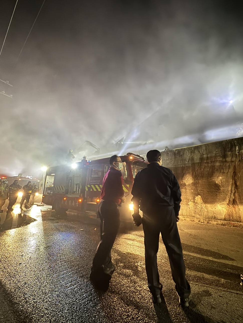 安南區城西掩埋場火警迅速撲滅　市府啟動空品提醒並持續監控