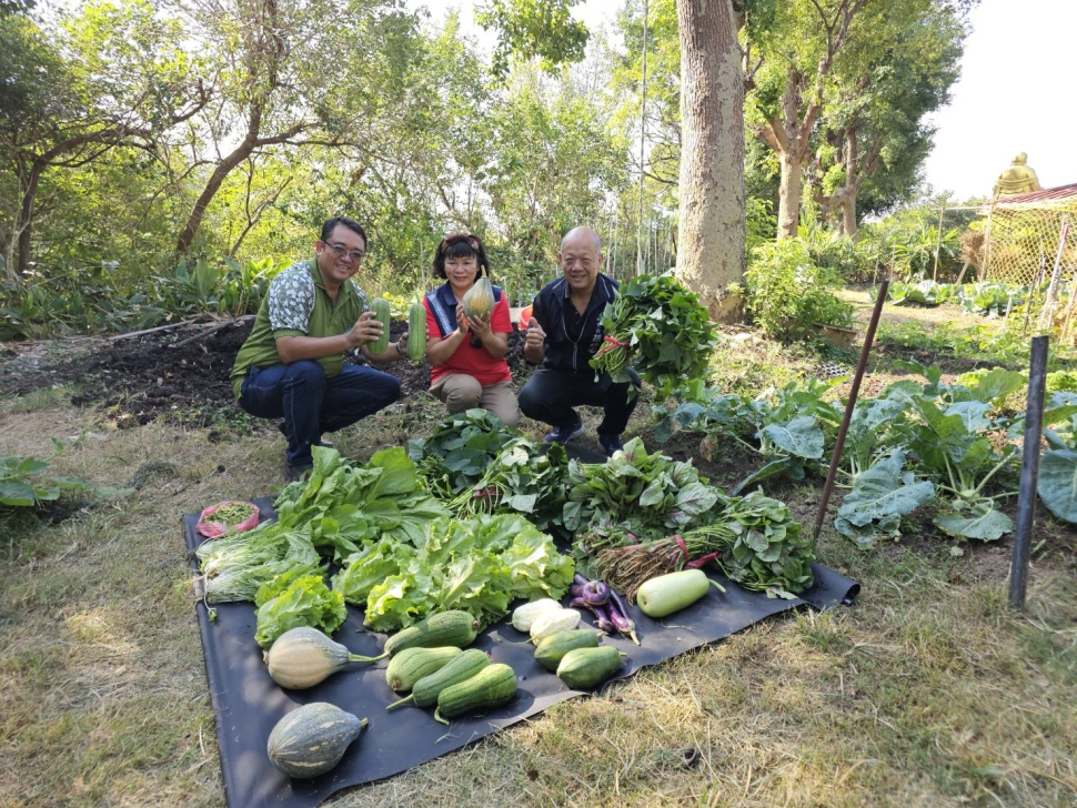 隊部閒置空地成綠意農場 大肚清潔隊攜手社區傳遞健康與愛心
