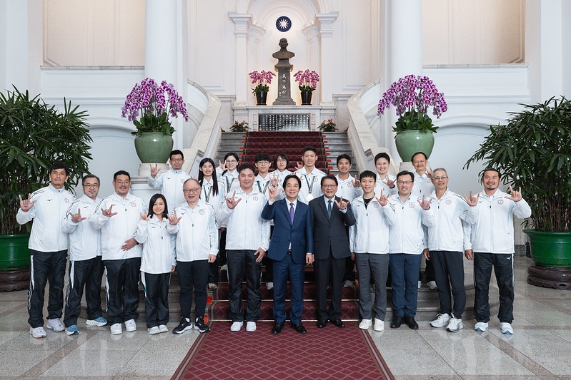 總統肯定東京聽奧代表團取得佳績　盼持續落實「用運動壯大臺灣」目標