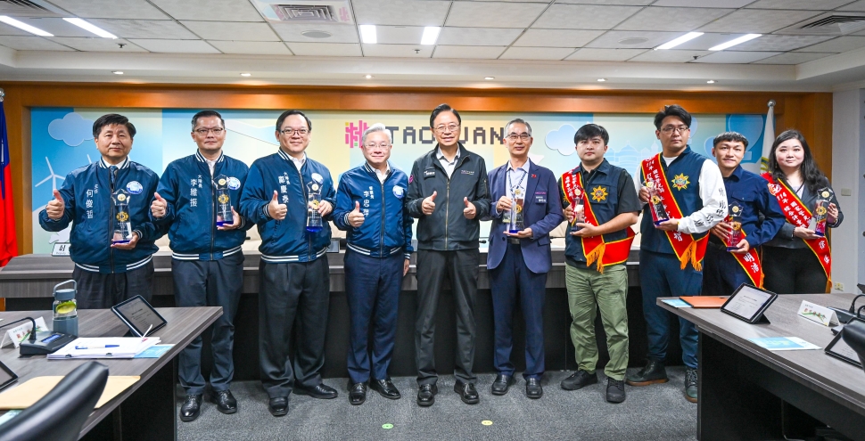 桃市勇奪8座國家警光獎最佳成績　張市長：感謝警察同仁守護城市安全