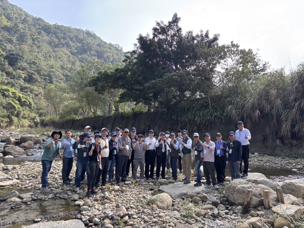 農村水保署「種瓜坑支流野溪改善工程」落實碳盤查， 成為工程會節能減碳檢核訪視示範亮點