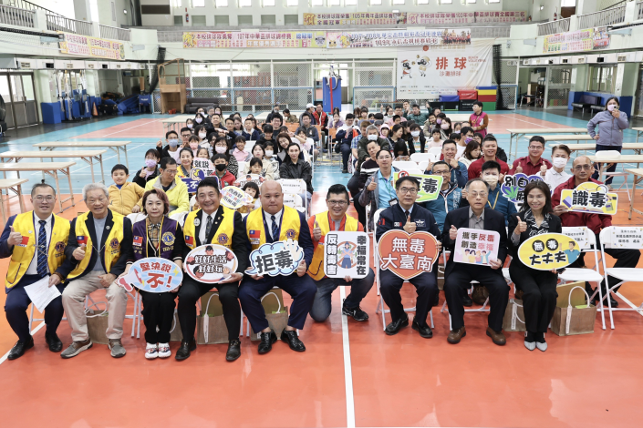 南瀛獅子盃書法賽化身反毒「隱形教材」 黃偉哲感謝獅子會長期齊心宣導