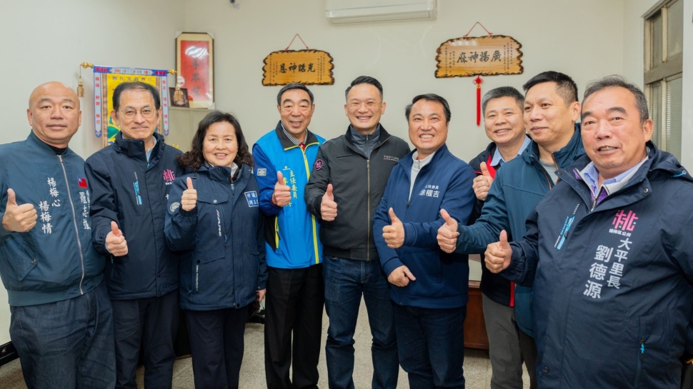 楊梅高山頂啟明宮財神殿安座　蘇俊賓：寒夜相挺百年信仰凝聚在地暖流