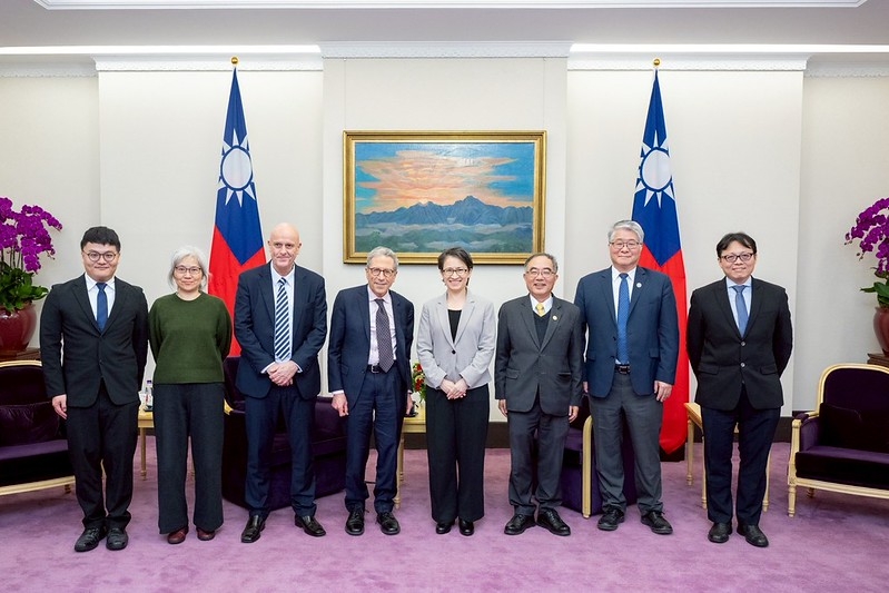 副總統接見經濟學獎得主埃里克·馬斯金　盼強化臺灣國際學術連結　回應全球變局與政策挑戰