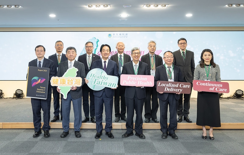 總統讚許臺灣消除C肝提前達成WHO目標　展現政府守護人民健康的決心與成果