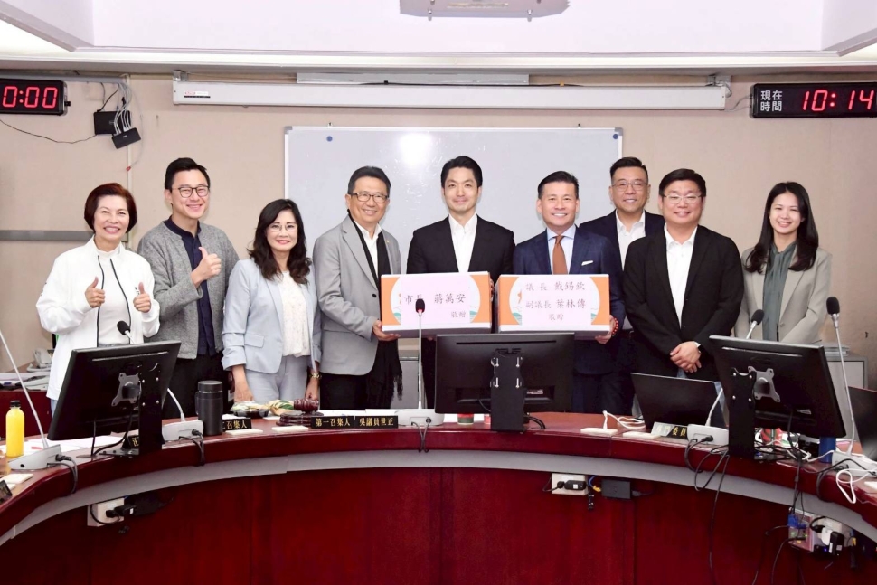 臺北市議員就職三週年　蔣萬安感謝議會回饋社會、攜手推動淨零轉型