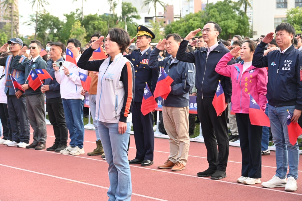 臺東元旦升旗！逾3000民眾齊聚 迎向2026幸福新旅程
