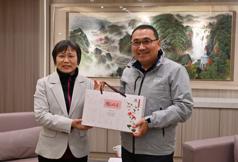 內政部拜會新北市府 侯友宜市長：市府配合中央政策 攜手推動社會住宅