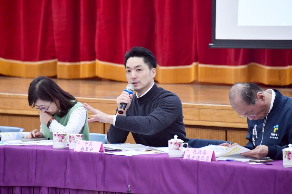 士林區里長有約座談會 蔣萬安：士林將成為產業發展引擎