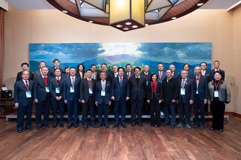 總統接見工業協進會　強調臺美關稅底定並為首個獲232條款優惠國家　政府會持續挺產業升級轉型