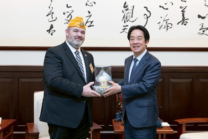 總統接見美國退伍軍人協會總會長　盼持續深化臺美退伍軍人交流合作