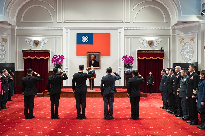 總統主持將官晉任授階典禮　期勉打造「有效、可恃、現代化」的防衛力量　確保國家與人民福祉