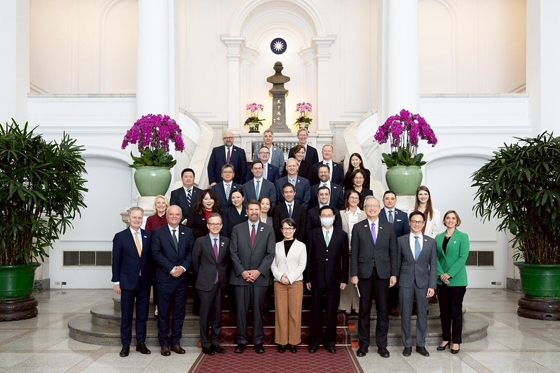 副總統接見美台商業協會訪問團　盼持續共同深化臺美經貿夥伴關係