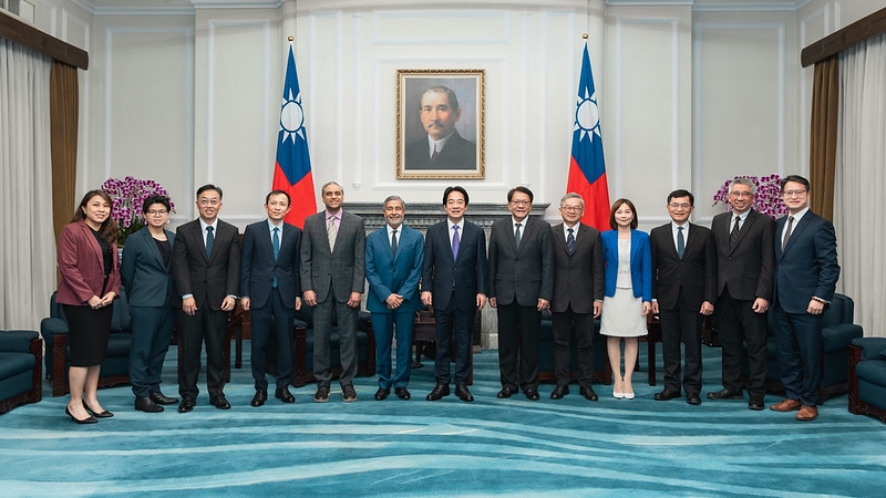 總統接見美光科技總裁暨執行長　盼共同打造更具韌性與競爭力的供應鏈　創造共贏共榮未來