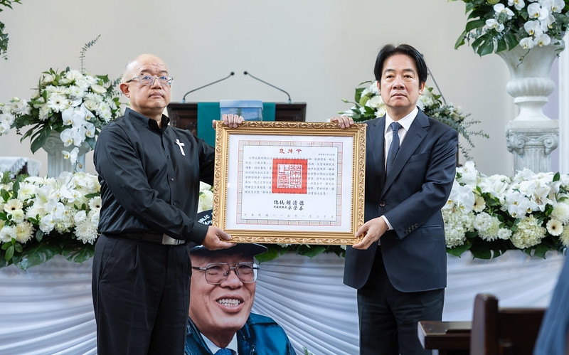 總統親頒褒揚令　表彰政治受難者關懷協會前會長劉金獅對臺灣民主自由的貢獻