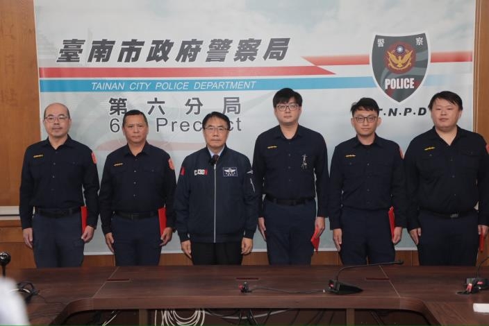 隨機傷人案南區金華所警員即時衝出制止  黃偉哲感謝英勇保護市民守護社會安全