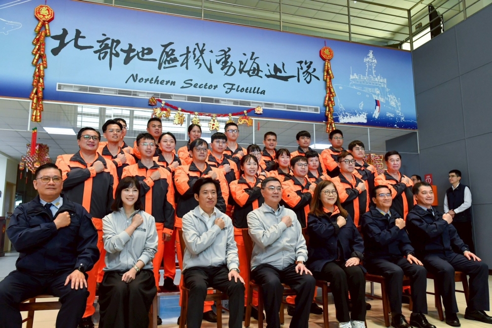 挺海巡護臺灣 卓揆新春首日慰勉海巡同仁 持續提升裝備資源與勤務環境