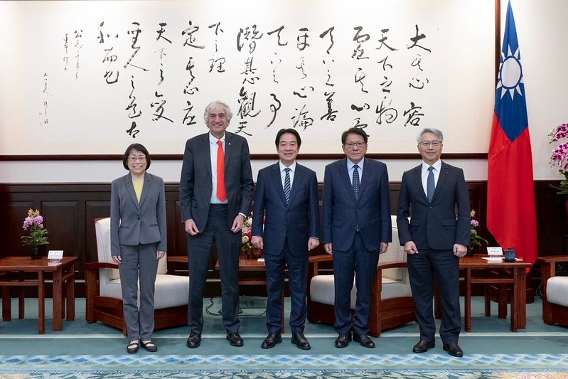 總統接見諾貝爾物理學獎得主馬汀尼斯博士　感謝協助推進臺灣量子科技發展　盼持續強化國際合作