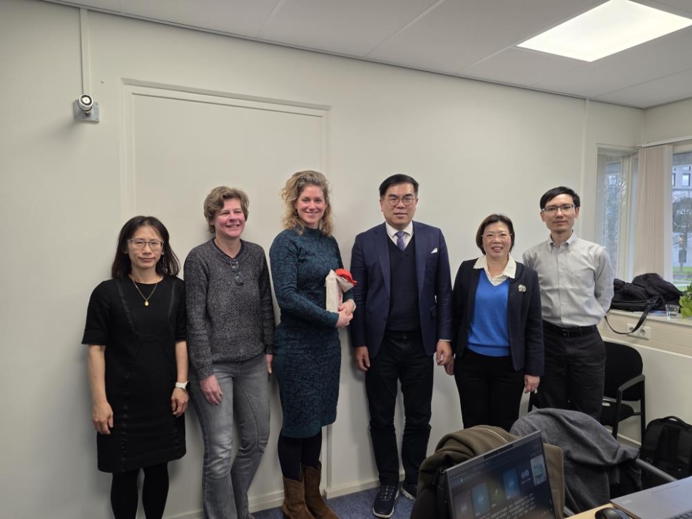 環境部長彭啓明拜會國際頂尖團隊與荷蘭學者 攜手推動「永續城市韌性」與「食品廢棄物管理」跨國合作