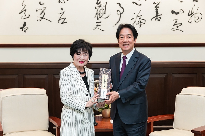 總統接見日本參議院前議長山東昭子　盼臺日深化合作共創雙贏