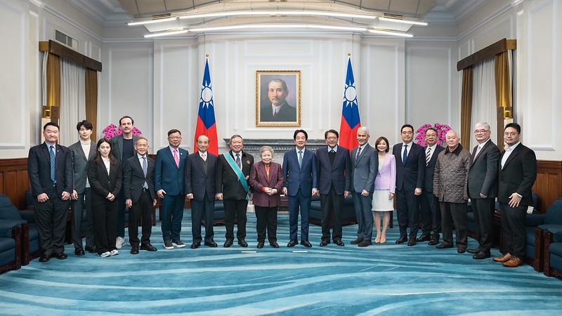 總統贈勳中華奧會榮譽主席林鴻道　表彰推動臺灣運動發展卓越貢獻