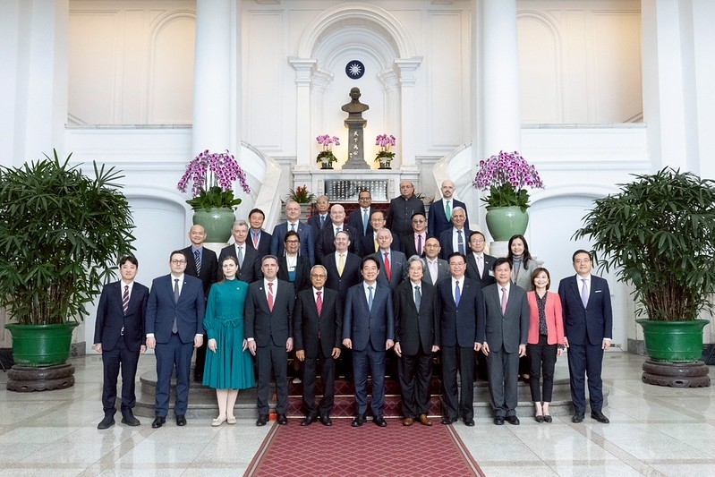 總統接見玉山論壇訪賓　盼打造更強韌臺灣　深化與印太、世界的連結