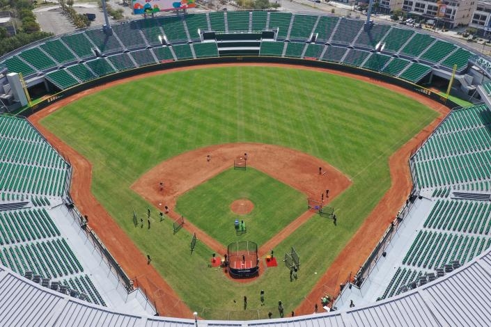 亞太棒球場3月迎首場職棒例行賽 市府3/20舉辦主球場開幕