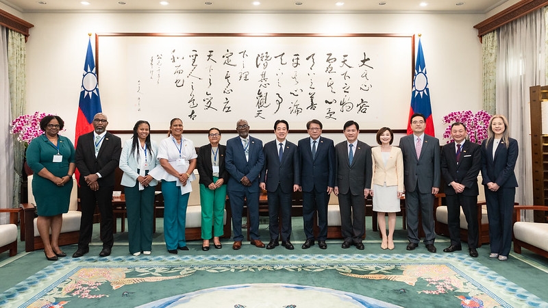 總統接見聖文森及格瑞那丁副總理　盼深化全方位夥伴關係　持續拓展邦誼