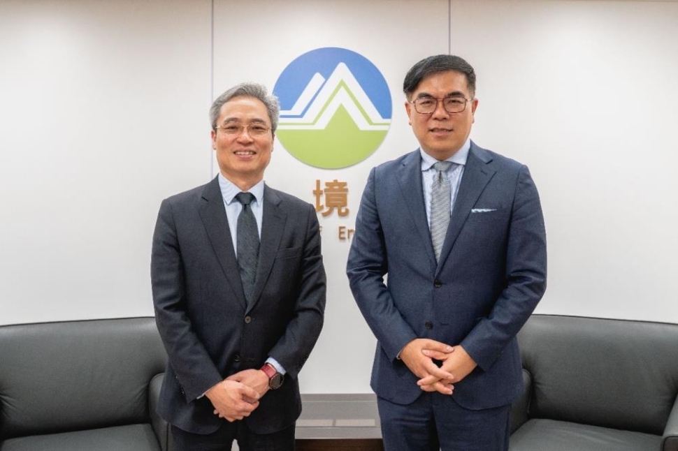 環境部彭部長會晤「駐巴拉圭李岳融大使」盼深化雙邊環境合作交流