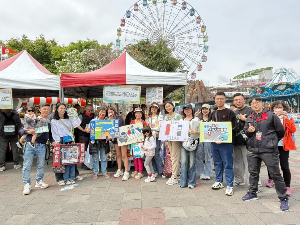 海科大60年校慶熱血健走 北市警交大伴長者護行安