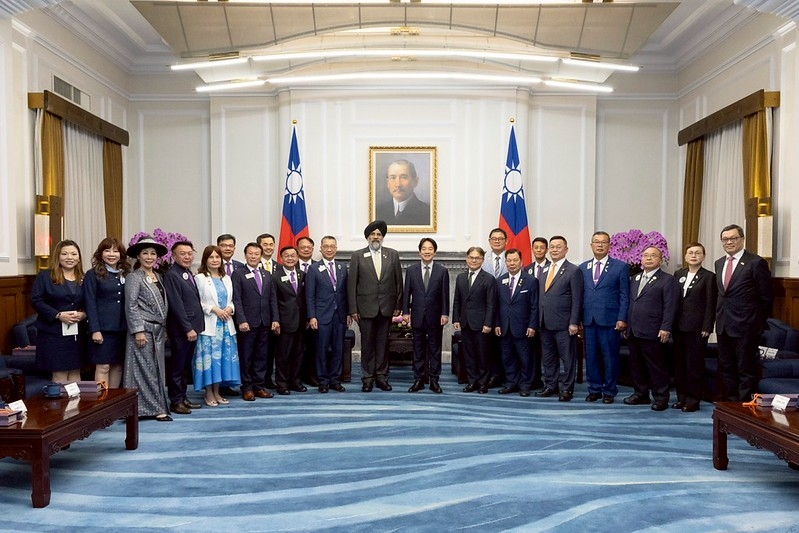 總統接見國際獅子會總會長辛格　盼攜手發揮善良公義精神　為社會注入正向力量